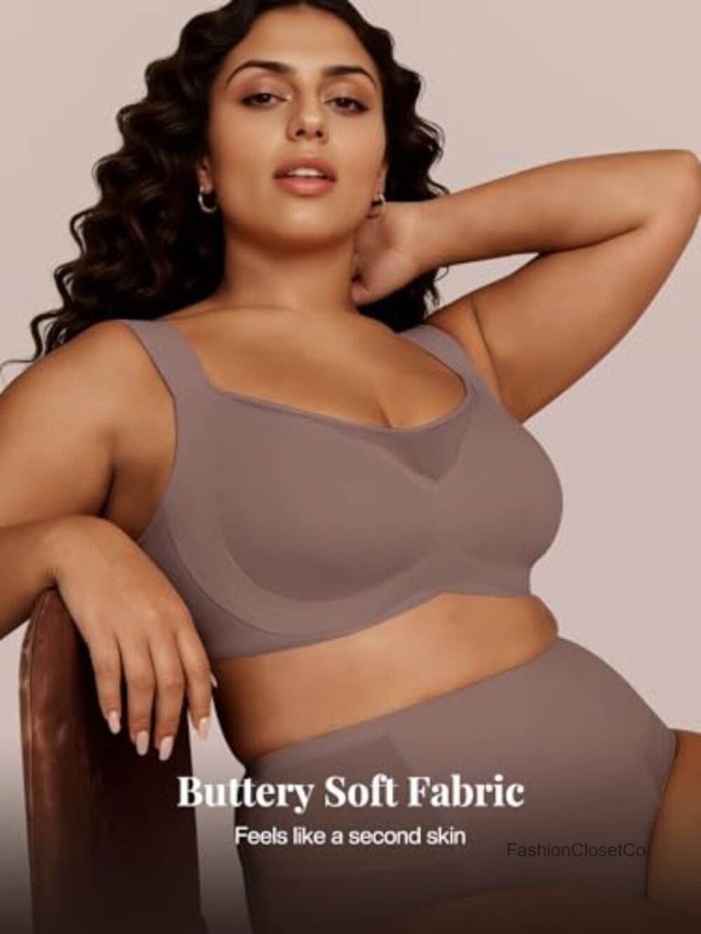 Wireless Push Up Bra, Seamless Mesh T-Shirt Bra, Full Coverage Everyday Bralette View 4